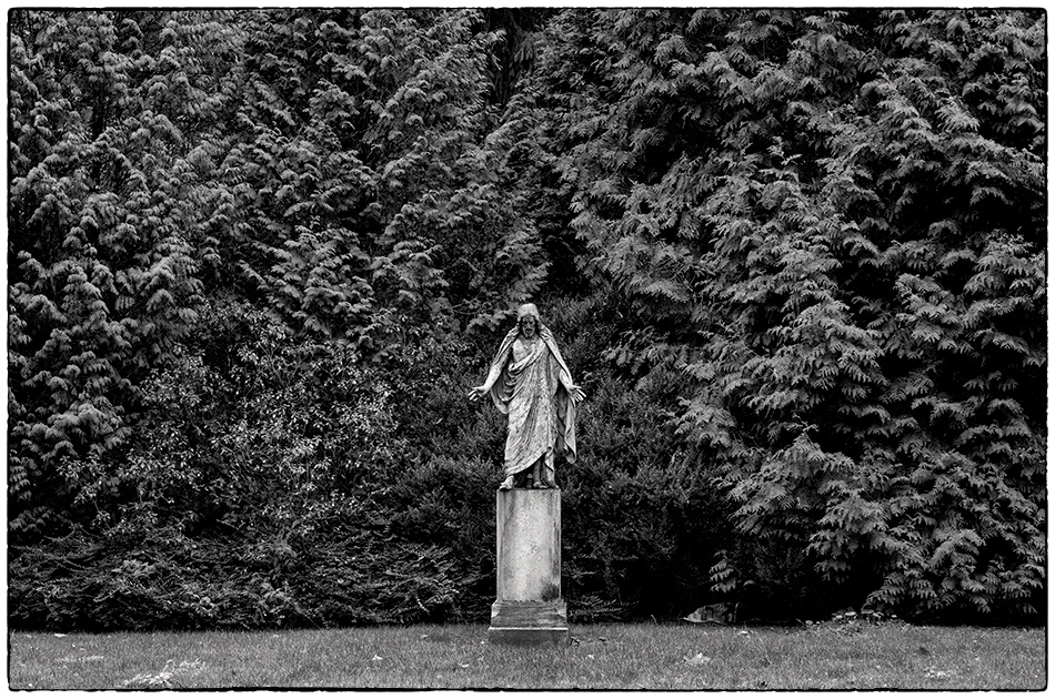 Jesusfigur · Friedhof Ohlsdorf · Michael Wassenberg · 21.11.2018