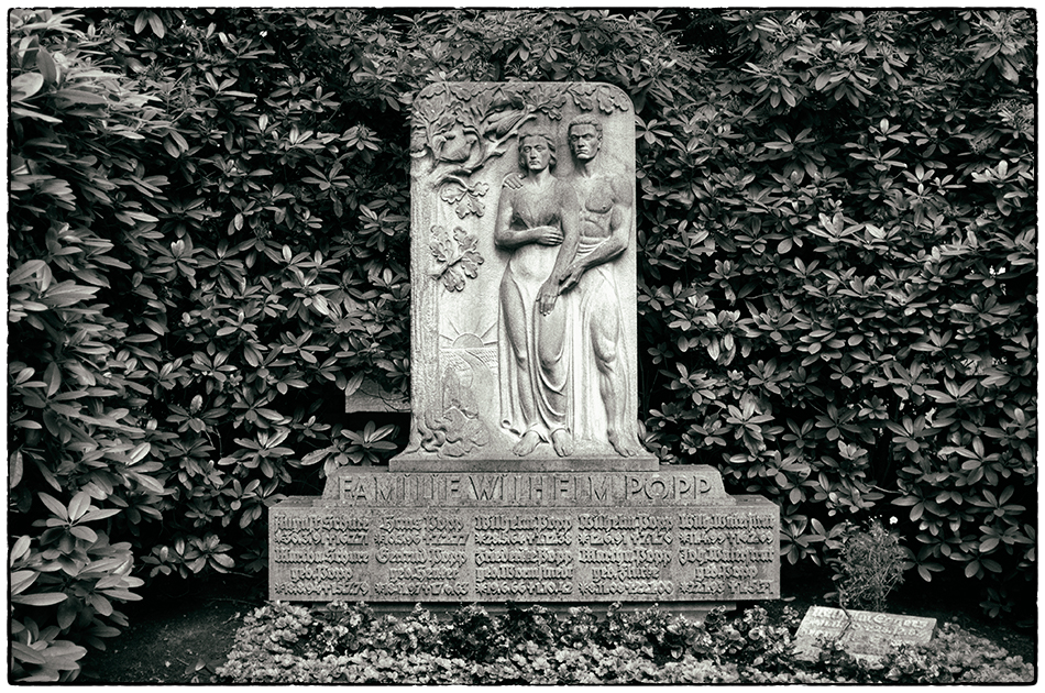 Grabmal Popp (1938) · Friedhof Ohlsdorf · Michael Wassenberg · 16.06.2019